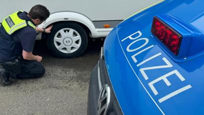 Archivbild: Verkehrspolizeiinspektion 
Die Verkehrspolizei Amberg bietet Campern einen kostenlosen Service an.