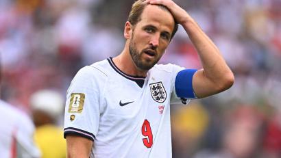 Bild: Tom Weller/dpa
Kein Faktor bis zur Pause: Englands Superstürmer Harry Kane.