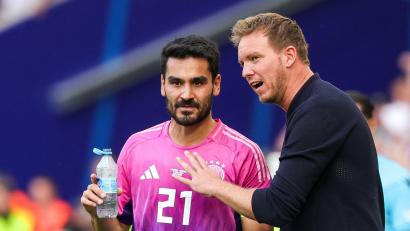 Bild: Christian Charisius/dpa
Bei der EM 2024 noch deutscher Kapitän, jetzt WM-Kolumnist: Ilkay Gündogan. (Archivbild)