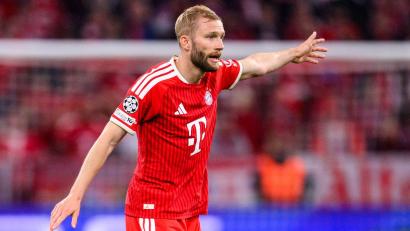 Bild: Tom Weller/dpa
Verlängert beim FC Bayern: Konrad Laimer (Archivbild)