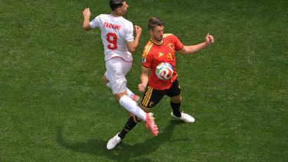 Bild: Jayne Kamin-Oncea/AP/dpa
Brandon Mechele (r.) spielt bisher eine starke WM. (Archivbild)