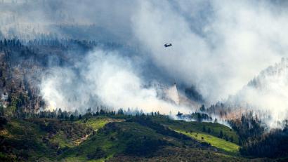 Bild: Noah Berger/FR34727 AP/AP/dpa
Im Westen der USA kämpfen Feuerwehrleute gegen zahlreiche Brände an.