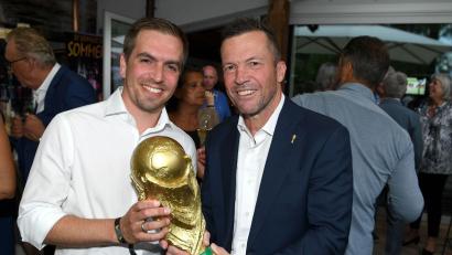 Bild: Wolfgang Breiteneicher/-/dpa
Philipp Lahm und Lothar Matthäus plädieren für Kimmichs Einsatz im Mittelfeld. (Archivbild)