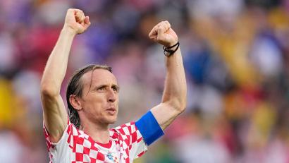 Bild: Petr Josek/AP/dpa
War Kroatiens bester Mann auf dem Feld: Luka Modric.