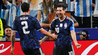 Bild: Julio Cortez/AP/dpa
Auch mit 39 Jahren noch eine Klasse für sich: Lionel Messi.