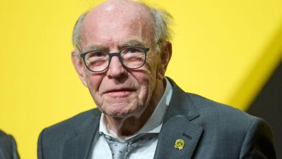 Bild: Bernd Thissen/dpa
Die Dortmunder Vereinsikone Wolfgang Paul ist tot. (Archivbild)