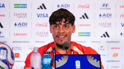 Bild: Martin Meissner/AP/dpa
Paraguays Kapitän Gustavo Gómez hat über das Spiel gegen Deutschland gesprochen.