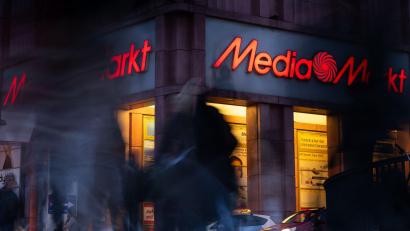 Bild: Sebastian Gollnow/dpa
Die Filialen von MediaMarkt sind in vielen deutschen Innenstädten zu finden. (Archivbild)