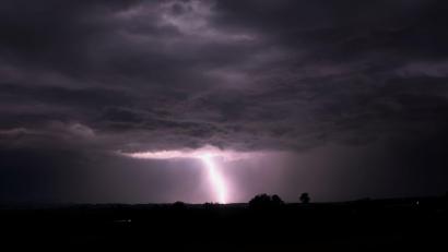 Bild: Karl-Josef Hildenbrand/dpa
Auch im Allgäu gab es Gewitter mit Blitzschlag.