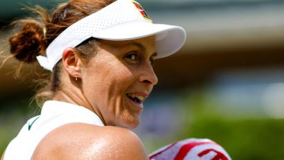 Bild: Frank Molter/dpa
Tatjana Maria freut sich in Wimbledon auf ihre Zweitrunden-Partie.