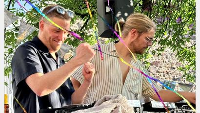 Bild: Gabi Schönberger
Beim „Sündikat“ gab’s Reggae, Funk und House zu hören. Den Auftakt am Samstag machten die DJs von „Abteilung 36 & Friends".