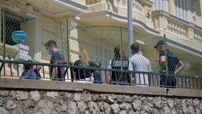 Bild: Philippe Magoni/AP/dpa
Noch sind die Hintergründe der Sprengstoffexplosion in Monaco unbekannt.