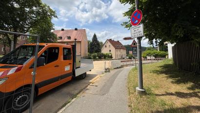 Bild: Elena Riebl
Die Sperre bei der Kreuzung Georg- und Zacharias-Frank-Straße ist nach dem weitgehenden Ende der Bauarbeiten wieder aufgehoben.