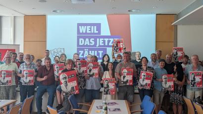 Bild: IG Metall
Delegierte der IG Metall Amberg diskutieren über soziale Sicherheit und wirtschaftlichen Wandel.