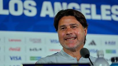 Bild: Andre Penner/AP/dpa
Mauricio Pochettino sieht seine Mannschaft nicht als Favorit im nächsten Spiel. (Archivbild)