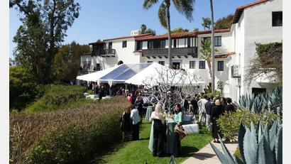 Bild: Barbara Munker/dpa
Die Villa Aurora vor den Bränden in Los Angeles. (Archivbild)