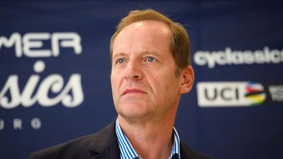 Bild: Gregor Fischer/dpa
Tour-Direktor Christian Prudhomme. (Archivbild)