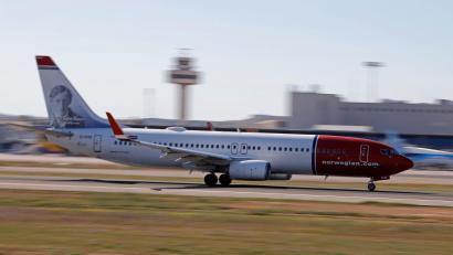 Bild: Clara Margais/dpa
Eine Norwegian-Maschine hebt aus Palma ab. (Illustration)