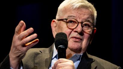 Bild: Fabian Sommer/dpa
Europas Staats- und Regierungschefs näherten sich Donald Trump „auf breiter Schleimspur“, kommentiert Joschka Fischer. (Archivbild)
