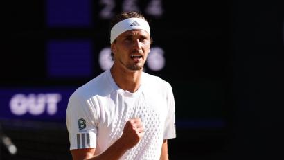 Bild: John Walton/PA Wire/dpa
Alexander Zverev erfüllte seine nächste Pflichtaufgabe.