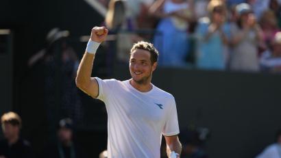 Bild: Kirsty Wigglesworth/AP/dpa
Jan-Lennard Struff bestreitet am Sonntag sein bisher wichtigstes Spiel in Wimbledon.