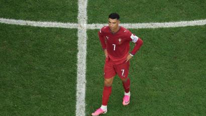 Bild: Sam Hodde/AP/dpa
Cristiano Ronaldo und Portugal sind ausgeschieden.