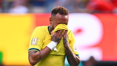 Bild: Tom Weller/dpa
Macht nach 130 Länderspielen für Brasilien Schluss: Neymar.