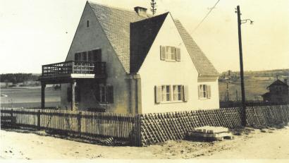 Bild: gac
Das erste Haus in der Geschwister-Scholl-Straße im Jahre 1951.