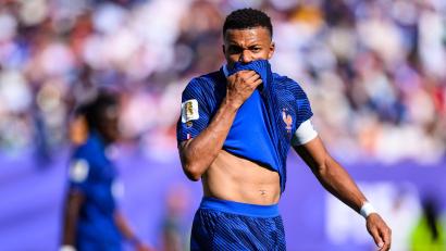 Bild: Tom Weller/dpa
Opfer eines Rassismus-Skandals: Frankreichs Kylian Mbappé. (Archivbild)