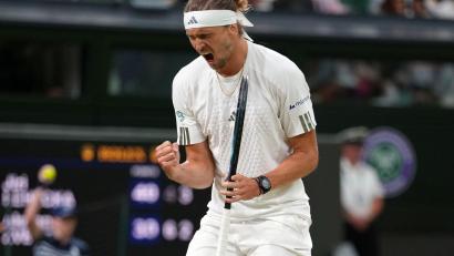 Bild: Kirsty Wigglesworth/AP/dpa
Alexander Zverev möchte erstmals ins Viertelfinale von Wimbledon.