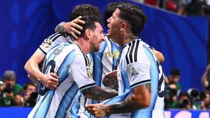 Bild: Tom Weller/dpa
Argentinien steht im Viertelfinale der Fußball-WM.