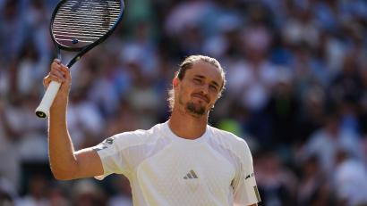 Bild: Ben Whitley/PA Wire/dpa
Alexander Zverev fühlt sich bereit für sein Wimbledon-Viertelfinale.