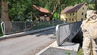 Bild: szl
Die Brücke in Kronau wurde saniert.