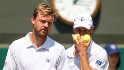 Bild: Frank Molter/dpa
Kevin Krawietz (l) und Tim Pütz (r) verlieren im Wimbledon-Halbfinale.