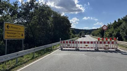 Bild: sbö
Die Baustelle bei Iffelsdorf bedeutet eine Umleitung für Fahrerinnen und Fahrer, die beispielsweise von Pfreimd nach Saltendorf wollen.