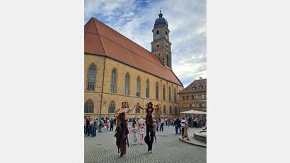 Bild: Ina Bogner 
"I Am Amberg" bringt Leben in die Innenstadt.
