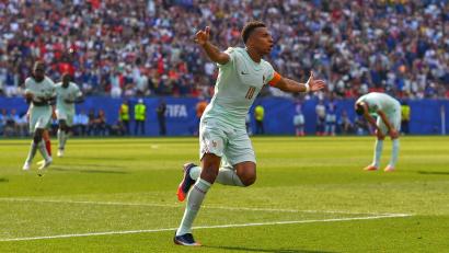 Bild: Steven Senne/AP/dpa
Kylian Mbappé schoss Frankreich ins Halbfinale.