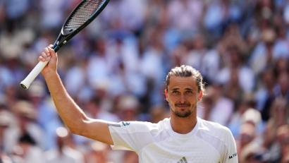 Bild: Adam Davy/PA Wire/dpa
Alexander Zverev steht erstmals im Endspiel von Wimbledon.