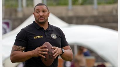 Bild: A. Schwarzmeier
Daniel Emmanuel hat eine neue Funktion. Ab sofort coacht er der Straubing Spiders in der German Football League.