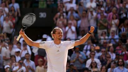 Bild: Andrew Matthews/PA Wire/dpa
Alexander Zverev tritt im Wimbledon-Halbfinale gegen den Briten Arthur Fery an.