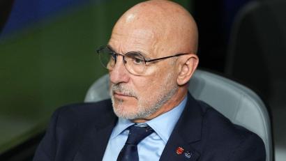 Bild: Ju Huanzong/XinHua/dpa
Spaniens Nationaltrainer will noch nicht über ein mögliches Halbfinale gegen Frankreich sprechen. (Archivfoto)