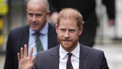 Bild: Aaron Chown/PA Wire/dpa
Der britische Prinz Harry traf Berichten zufolge seinen Vater. (Archivbild)