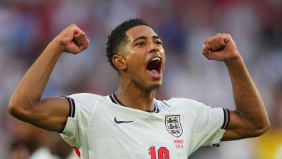 Bild: Julio Cortez/AP/dpa
Jude Bellingham traf doppelt für England.