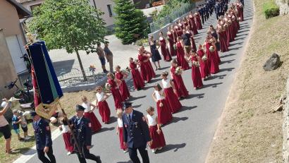 Bild: Gabriela Amann
Die Festdamen und Festmädchen der Feuerwehr Rottendorf.