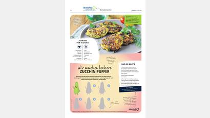Bild: Oberpfalz Medien
Gesunde und leckere Zucchinipuffer - perfekt für den Sommer.