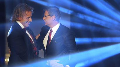 Bild: picture alliance / dpa
Die TV-Moderatoren Günther Jauch und Thomas Gottschalk kennen sich seit Jahrzehnten. (Archivbild)