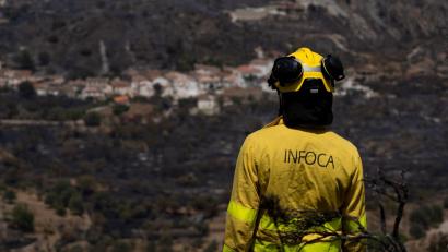 Bild: Francis Gonzalez/SOPA Images via ZUMA Press Wire/dpa
Das Feuer ist seit dem Wochenende weitgehend unter Kontrolle.