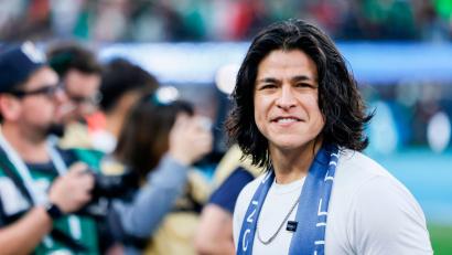Bild: Etienne Laurent/AP/dpa
TV-Star Cristo Fernández hat sein Debüt als Fußballprofi gefeiert. (Archivfoto)