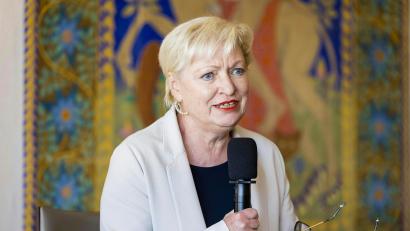 Bild: Christian Leopold/Neumayr Fotografie/APA/dpa
Karin Bergmann leitet das Festival dieses und nächstes Jahr. (Archivbild)