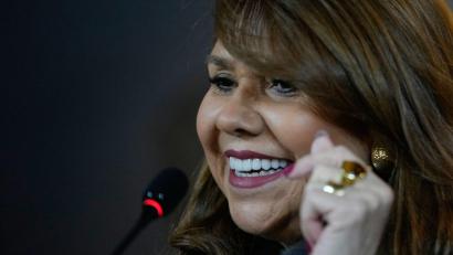 Bild: Jorge Saenz/AP/dpa
Die paraguayische Senatorin Celeste Amarilla hat nach ihren rassistischen Beleidigungen gegen Kylian Mbappé noch einmal nachgelegt. (Archivbild)